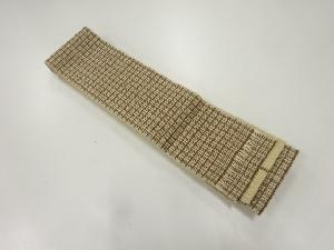 本場筑前博多格子模様織出し男物角帯